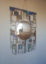Огледало - Витраж в синьо и бяло, снимка 6