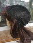 Нова средна дължина тъмно кестенява перука с бретон - 45 см - мод.94, снимка 11