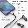 Нов USB C към 3.5mm Аудио Адаптер  Galaxy Pixel iPad Pro, снимка 5