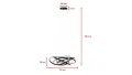 Kare Design Висяща LED лампа Полилей Saturn Black 72cm, снимка 5