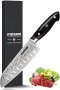 Нов 7-инчов кухненски нож от немска стомана ергономична дръжка Домакинство
