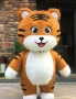 Надуваем костюм / маскот на тигър висок 3 метра, за изненади, парти, рожден ден, сватба, снимка 1