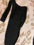 Черна рокля с дантела, снимка 1 - Рокли - 36225224