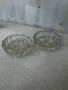 стъклени свещници и захарница с капак  , снимка 2