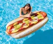 Надуваем дюшек Hotdog Mat Intex, 180 x89 см, PVC, забавен дизайн, хотдог , снимка 1