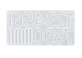 цифри числа високи  силиконов молд форма фондан смола шоколад декор украса часовник, снимка 4