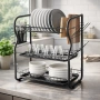 Сушилник за съдове Rosberg R53000O, 3 нива, 43x24x45 см, снимка 5