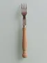 Средни вилици с дървени дръжки, снимка 3