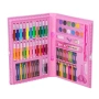 4731 Пълен комплект за рисуване 86 части – Акварели и цветни моливи в куфарче за момичета, снимка 1