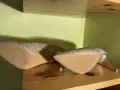 Златисти обувки на висок ток, снимка 3