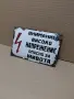 Соц Стара Електрическа Емаилйрана Табела. НОМЕР 333., снимка 1