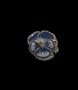 Сребърен елемент Пандора синя теменужка"Прелест"/нов, снимка 1 - Колиета, медальони, синджири - 44328958