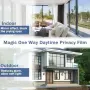 Фолио за прозорци one-way privacy, огледален ефект, UV и топлоотражение, снимка 5