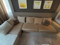 Ъглов диван с механизъм за спане 340cm x 192cm+подарък завеси от тафта!!!, снимка 2