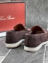 Loro Piana Мъжки Кафеви Обувки Естествена Кожа Лоро Пиана Код E830, снимка 3