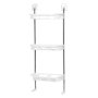 Стелаж за баня или кухня за стена Digital One SP00834, 3 рафта, бял, 88см/30см, лесен монтаж!, снимка 2