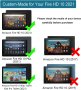 Нов Защитен Удароустойчив калъф за деца таблет Kindle Fire с протектор, снимка 2