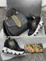 Дамска чанта портфейл и кецове Versace код 131, снимка 1 - Дамски ежедневни обувки - 34543199
