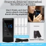 Професионален дрегер за алкохол (Breathalyzer) – Нанотехнологичен сензор, USB зареждане и 8 накрайни, снимка 7