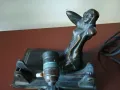 Промоция АР ДЕКО МАРКИРАНА над 100 год. бронз антика статуетка пластика, снимка 5