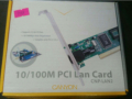 Лан КАРТА NETWORK CARD CANYON CNP-LAN2A (PCI,10/100M, 100MBPS, FAST ETHERNET) RETAIL, снимка 1