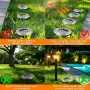 4 броя. Водоустойчиви Слънчеви светлини, 8LED с Соларен панел. Бяла светлина , снимка 4