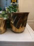 Лот страхотни месингови кашпи, снимка 4