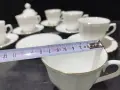 български костен порцелан чаши за чай захарница , снимка 6