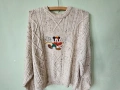 Mickey Mouse пуловер Disney L/XL ембродерия pullover , снимка 7