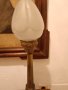 Арт Деко нощна ,настолна лампа бронз оргиналнално стъкло, снимка 9