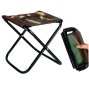 Здрав и компактен сгъваем камуфлажен стол с калъф, снимка 1