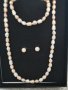 Комплект : колие, гривна и обеци с перли , снимка 5