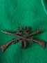 U.S. Army Crossed Rifles СТАР РЯДЪК ВИНТИДЖ АМЕРИКАНСКИ ВОЕНЕН ЗНАК ЗНАЧКА САЩ БРОНЗ 46918, снимка 12
