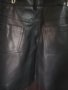 Черна кожена пола, снимка 3