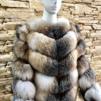 Дамско зимно палто от лисица код 83, снимка 1 - Палта, манта - 35710105