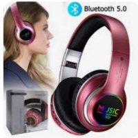 Безжични блутут слушалки VJ033-Сини/Червени, снимка 4 - Bluetooth слушалки - 39060229