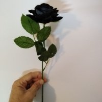 Рози изкуствени, Разлистени, снимка 6 - Изкуствени цветя - 36497999