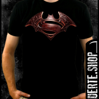 Тениска с щампа SUPERMAN BATMAN LOGO, снимка 1 - Тениски - 36239812