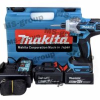 БЕЗЧЕТКОВ Акумулаторен Винтоверт Makita impact 72v с 2 батерии 5.0Аh, снимка 1 - Куфари с инструменти - 41964209