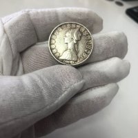 Сребърна монета Италия 500 лири,1961, снимка 6 - Нумизматика и бонистика - 41402926