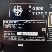 Sharp CD-C4450, снимка 6 - Аудиосистеми - 41578873