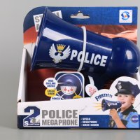 Детски полицейски мегафон , снимка 4 - Музикални играчки - 41903522