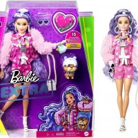 Кукла Barbie EXSTRA - с лилава коса / Mattel, снимка 5 - Кукли - 35991215