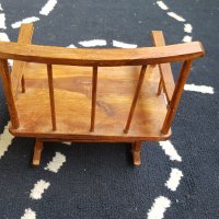 Дървена пейка стол, снимка 2 - Антикварни и старинни предмети - 39477403