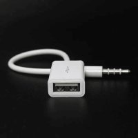 Преходник AUX/Стерео Жак M 3,5mm към USB за музика от флашка за кола, снимка 1 - Аксесоари и консумативи - 42093818