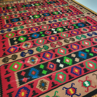 Автентичен отлично съхранен вълнен Тетевенски килим, снимка 1 - Килими - 44759283