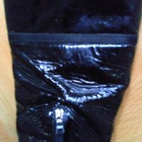Ботуши Prada, размер 38.5, черни, 100% естествена кожа лак, снимка 15 - Дамски ботуши - 42195260
