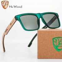 Слънчеви очила HU WOOD UV400- поляризация, снимка 1 - Слънчеви и диоптрични очила - 40302152