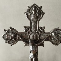 стар кръст,разпятие, снимка 4 - Антикварни и старинни предмети - 41562675