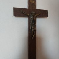 Стар кръст , Исус Христос 25х13см, снимка 2 - Други ценни предмети - 41394340